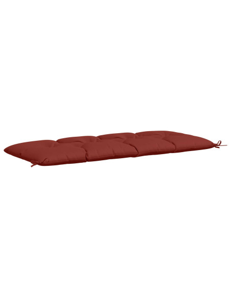 Cuscini per Panchina VIANEN 2 pz 100% Poliestere Rosso