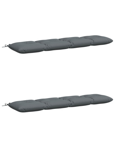 Cuscini per Panchina VIANEN 2 pz 100% Poliestere Blu