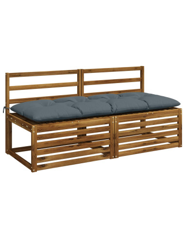Cuscini per Panchina VIANEN 2 pz 100% Poliestere Blu