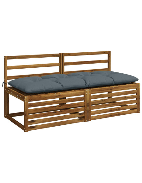 Cuscini per Panchina VIANEN 2 pz 100% Poliestere Blu