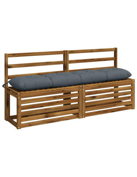 Cuscini per Panchina VIANEN 2 pz 100% Poliestere Blu