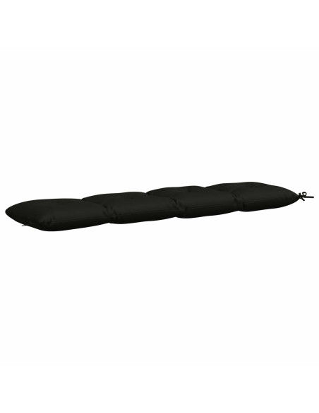 Cuscini per Panchina VIANEN 2 pz 100% Poliestere Nero