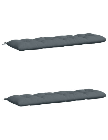 Cuscini per Panchina VIANEN 2 pz 100% Poliestere Blu