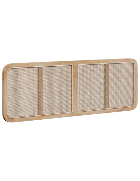 Testiera con testiera Naturale 160 x 55 x 3 cm Rattan