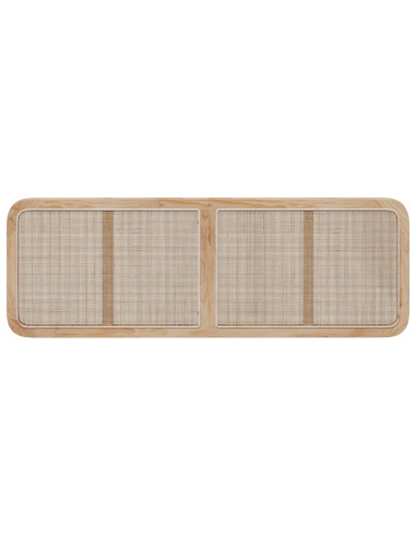 Testiera con testiera Naturale 160 x 55 x 3 cm Rattan