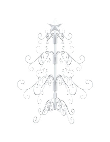 Albero di Natale in metallo KUOPIO 60 cm acciaio White