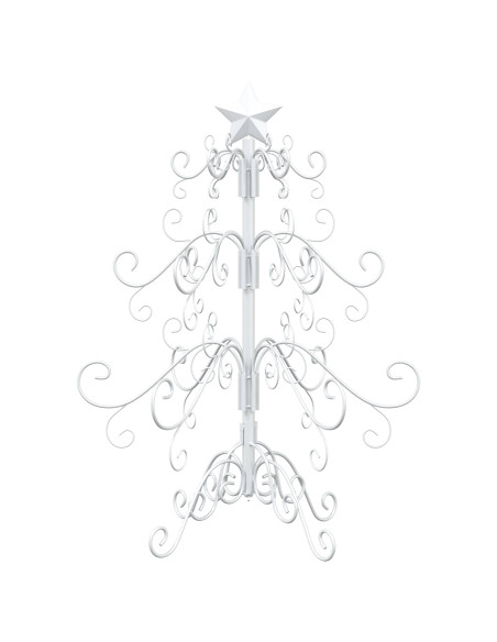 Albero di Natale in metallo KUOPIO 60 cm acciaio White