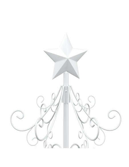 Albero di Natale in metallo KUOPIO 60 cm acciaio White