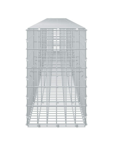 Gabione con Filo da 5 mm e Rete da 5x10 cm 750x30x50 cm