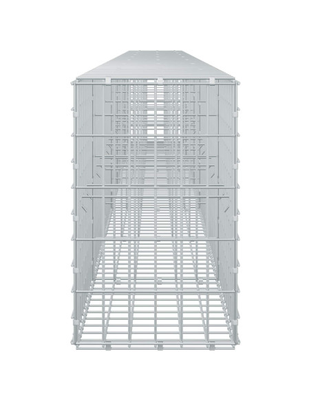 Gabione con Filo da 5 mm e Rete da 5x10 cm 750x30x50 cm