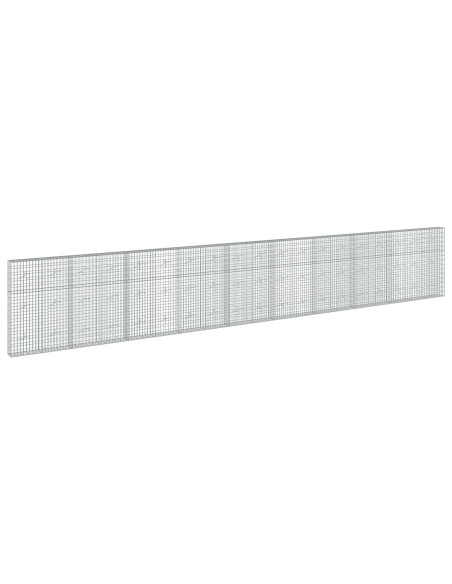 Gabione con Filo da 5 mm e Rete da 5x10 cm 950x20x150 cm