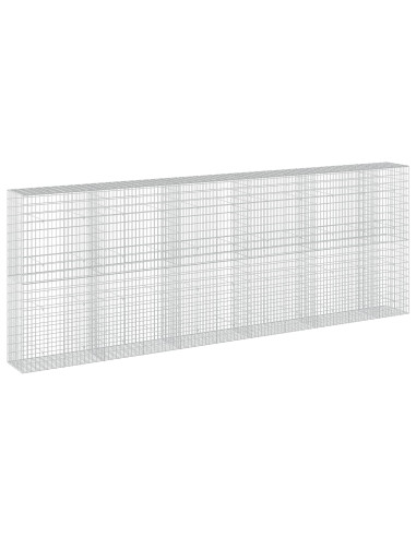 Gabione con Filo da 5 mm e Rete da 5x10 cm 550x50x200 cm