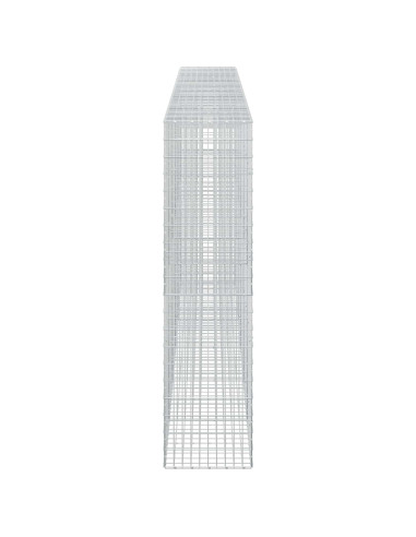 Gabione con Filo da 5 mm e Rete da 5x10 cm 550x50x200 cm