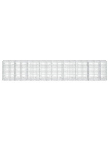 Gabione con Filo da 5 mm e Rete da 5x10 cm 850x100x150 cm
