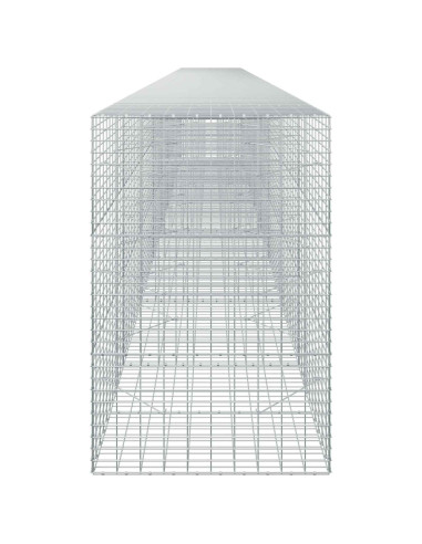Gabione con Filo da 5 mm e Rete da 5x10 cm 850x100x150 cm