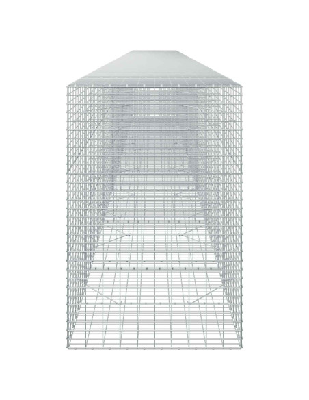 Gabione con Filo da 5 mm e Rete da 5x10 cm 850x100x150 cm