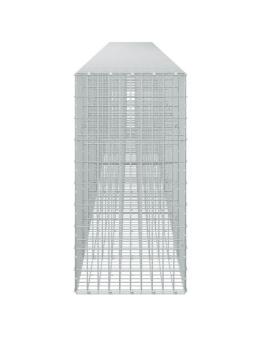 Gabione con Filo da 5 mm e Rete da 5x10 cm 1050x50x100 cm