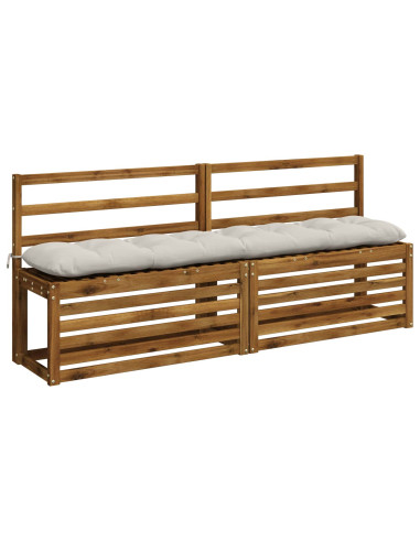 Cuscini per Panchina VIANEN 2 pz 100% Poliestere Bianco