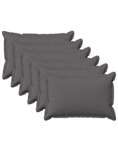 Federa 6 pcs HOUTEN Grigio Chiaro 50 x 75 cm Lino