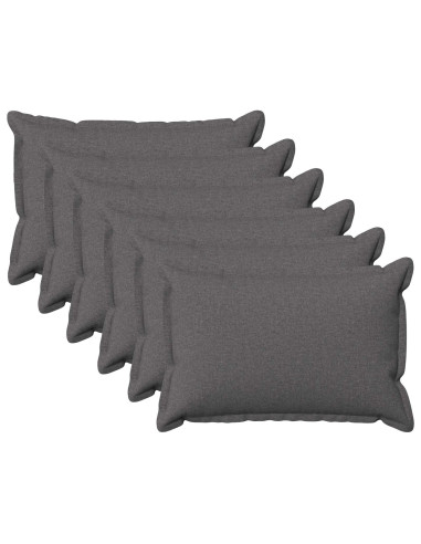 Federa 6 pcs HOUTEN Grigio Chiaro 50 x 80 cm Lino