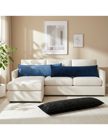 Federa 2 pz HOUTEN Azzurro 40 x 145 cm Flanella