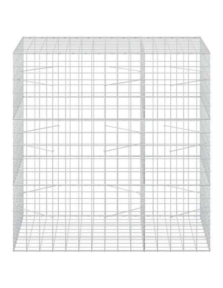 Gabione con filo da 5 mm e rete 10x10 cm 150x100x150 cm