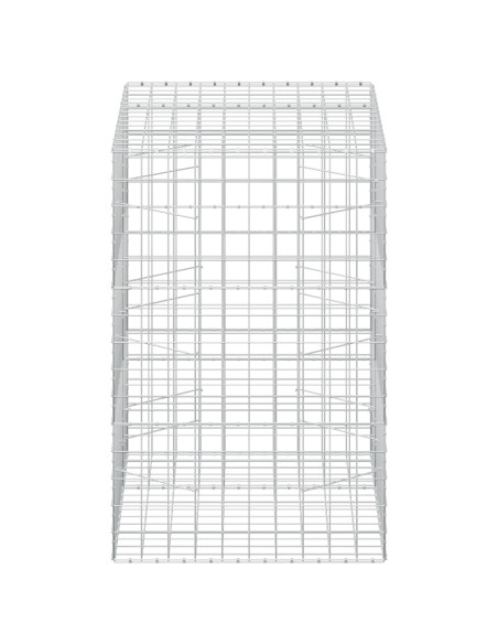 Gabione con filo da 5 mm e rete 10x10 cm 150x100x150 cm