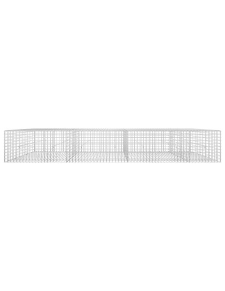 Gabione con filo da 5 mm e rete da 5x5 cm 350x50x50 cm