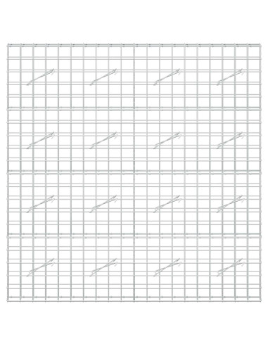 Gabione con filo da 5 mm e rete 10x10 cm 200x10x200 cm