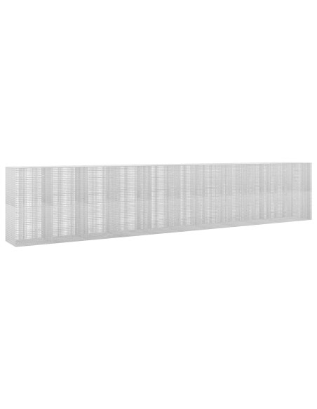 Gabione con Filo da 5 mm e Rete da 5x2,5 cm 1050x100x200 cm