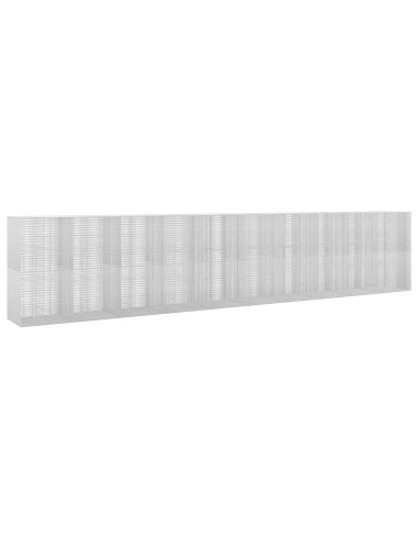 Gabione con Filo da 5 mm e Rete da 5x2,5 cm 1000x100x200 cm