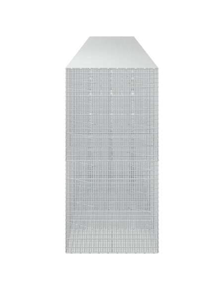 Gabione con Filo da 5 mm e Rete da 5x2,5 cm 1000x100x200 cm