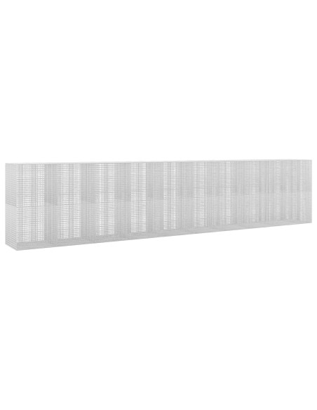 Gabione con Filo da 5 mm e Rete da 5x2,5 cm 950x100x200 cm