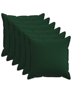 Federa 6 pz HOUTEN Verde Scuro 70 x 70 cm Lino 2