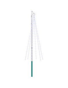 Luci per albero di Natale con picchetti e asta per bandiera 2