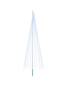 Luci per albero di Natale con picchetti e asta per bandiera 2