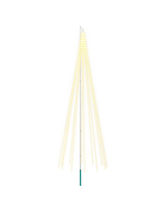 Luci per albero di Natale con picchetti e asta per bandiera 2