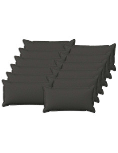 Cuscino con cuscino HOUTEN 12 pz Grigio Scuro Lino