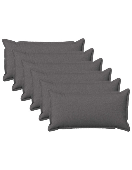 Cuscino con cuscino HOUTEN 6 pz Grigio Chiaro Lino