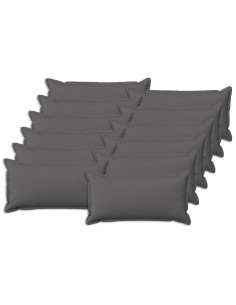 Cuscino con cuscino HOUTEN 12 pz Grigio Chiaro Lino