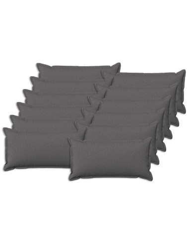 Cuscino con cuscino HOUTEN 12 pz Grigio Chiaro Lino