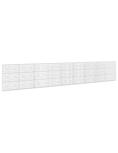 Gabione con filo da 5 mm e rete 10x10 cm 900x20x150 cm 2
