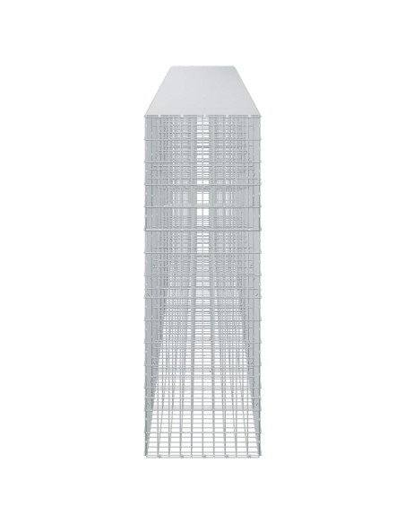Gabione con Filo da 5 mm e Rete da 5x10 cm 700x50x150 cm