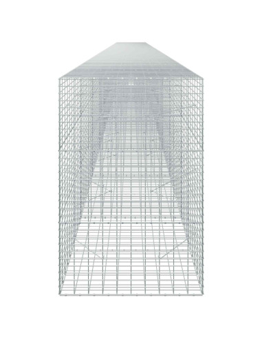 Gabione con Filo da 5 mm e Rete da 5x10 cm 950x100x150 cm