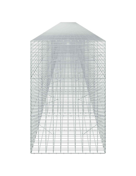 Gabione con Filo da 5 mm e Rete da 5x10 cm 950x100x150 cm