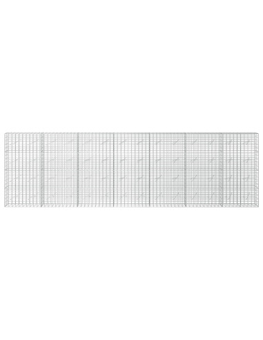 Gabione con Filo da 5 mm e Rete da 5x10 cm 700x10x200 cm
