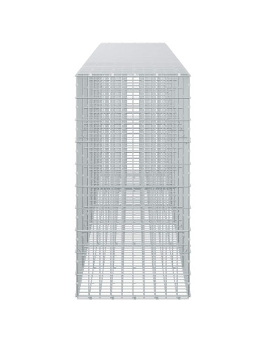 Gabione con Filo da 5 mm e Rete da 5x10 cm 650x50x100 cm