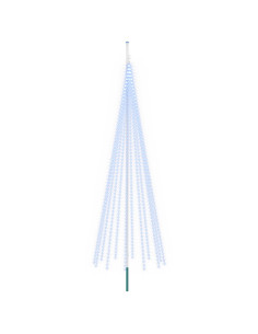 Luci per albero di Natale con picchetti e asta per bandiera 2