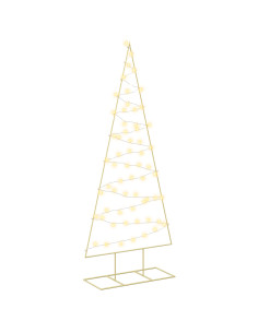 Albero di Natale in metallo con LED KUOPIO 180 cm Bianco caldo 2