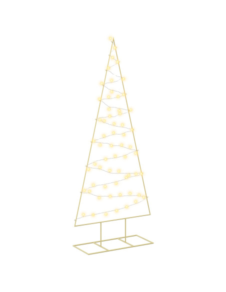 Albero di Natale in metallo con LED KUOPIO 180 cm Bianco caldo